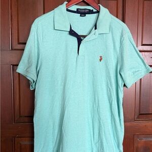 U.S. Polo Assn. Men's Mint Green Polo Shirt